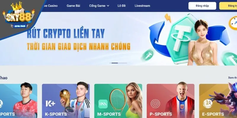 Cách nạp tiền SKY88 dạng phổ thông đơn giản, an toàn